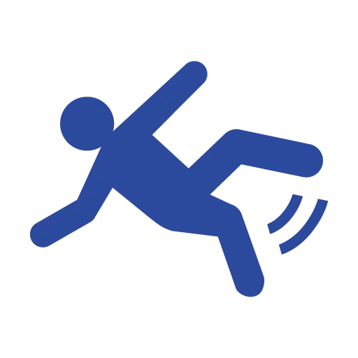 Slip and fall accident legal services illustration