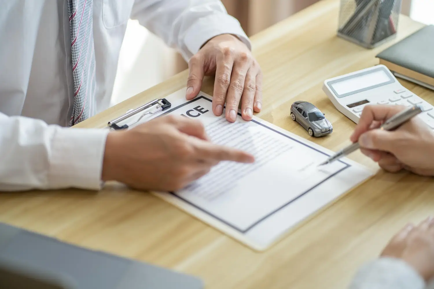 Insurance Adjuster After an Accident